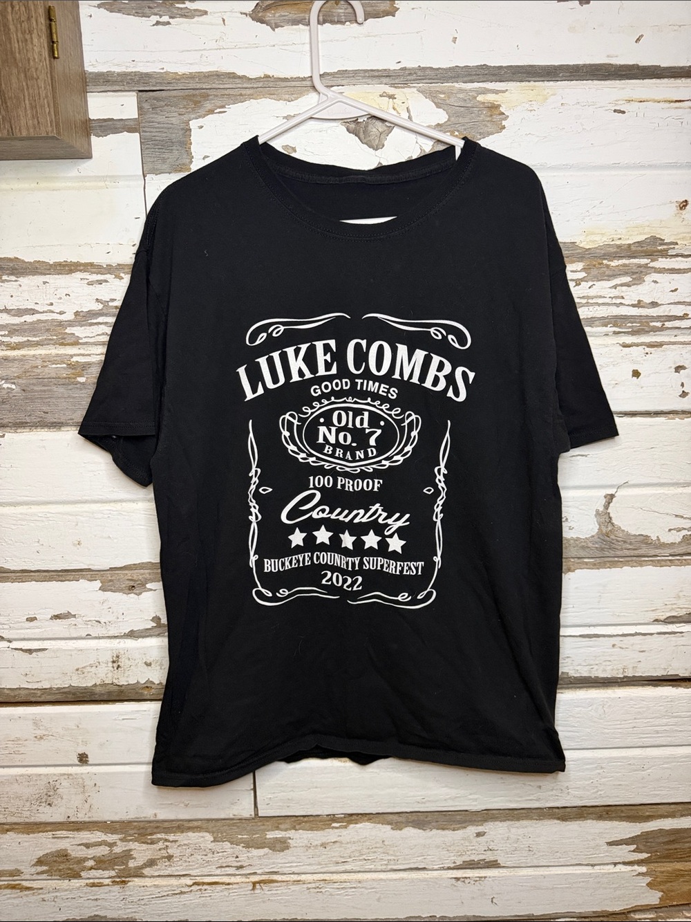 Black Short-Sleeve Graphic Tee - Buckeye Country Superfest 2022